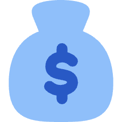 Bag Dollar Icon from Flex Flat Set