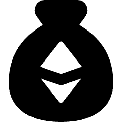 Bag Ethereum Icon from Core Solid Set