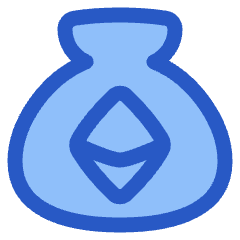 Bag Ethereum Icon from Plump Duo Set