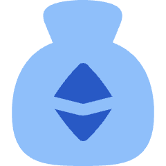 Bag Ethereum Icon from Flex Flat Set