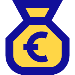 Bag Euro Icon from Sharp Pop Set