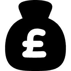 Bag Pound Icon from Flex Solid Set