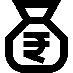 Bag Rupee Icon from Sharp Remix Set