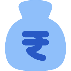 Bag Rupee Icon from Flex Flat Set