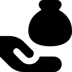 Bag Share Icon from Core Solid Set