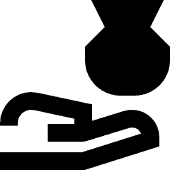 Bag Share Icon from Sharp Remix Set