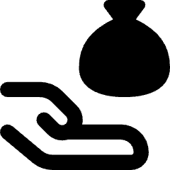 Bag Share Icon from Core Remix Set