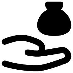 Bag Share Icon from Plump Remix Set