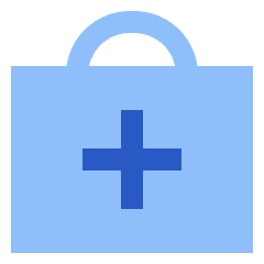 Bag Suitcase Add Plus Icon from Sharp Flat Set