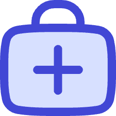 Bag Suitcase Add Plus Icon from Flex Duo Set