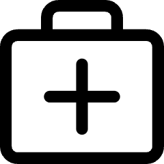 Bag Suitcase Add Plus Icon from Core Line Set