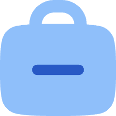 Bag Suitcase Remove Subtract Icon from Flex Flat Set