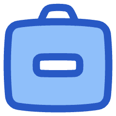 Bag Suitcase Remove Subtract Icon from Plump Duo Set