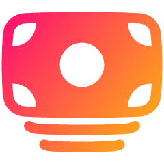 Bill 1 Icon from Plump Gradient Set