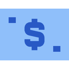 Bill Dollar 2 Icon from Sharp Flat Set