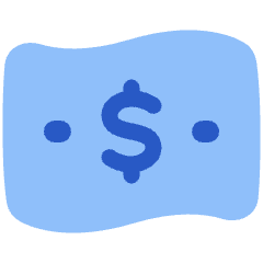 Bill Dollar 2 Icon from Plump Flat Set