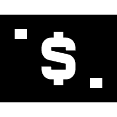 Bill Dollar 2 Icon from Sharp Solid Set