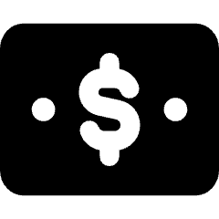 Bill Dollar 2 Icon from Core Solid Set