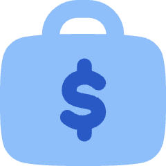 Briefcase Dollar Icon from Flex Flat Set