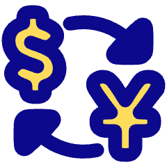 Cash Exchange Rate Icon from Plump Pop Set