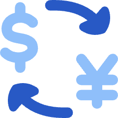 Cash Exchange Rate Icon from Flex Flat Set