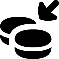 Cash Income Icon from Flex Solid Set