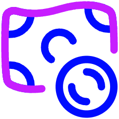 Cash Money Currency Icon from Plump Neon Set
