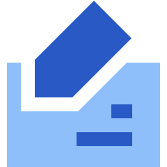 Cashing Check Icon from Sharp Flat Set