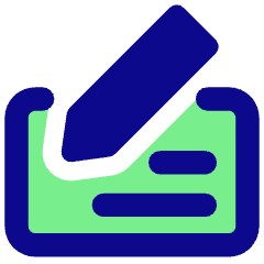 Cashing Check Icon from Core Pop Set