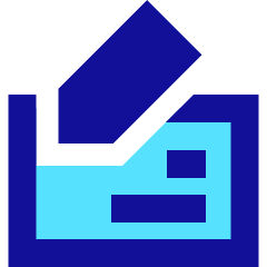 Cashing Check Icon from Sharp Pop Set