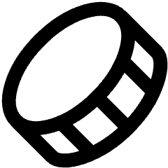 Coin Diagonal Icon from Sharp Line Set