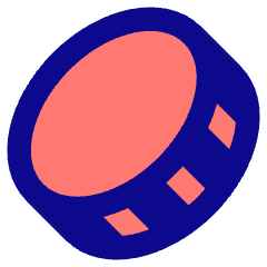 Coin Diagonal Icon from Core Pop Set