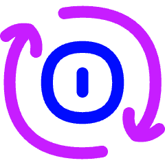 Coin Flip Icon from Flex Neon Set