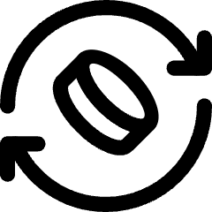 Coin Flip Icon from Core Line Set
