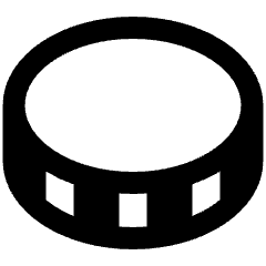 Coin Horizontal Icon from Plump Remix Set