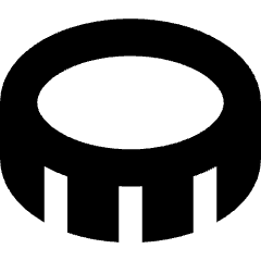 Coin Horizontal Icon from Core Solid Set