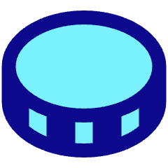 Coin Horizontal Icon from Plump Pop Set