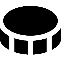 Coin Horizontal Icon from Sharp Solid Set