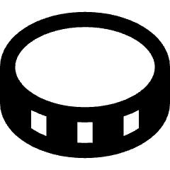 Coin Horizontal Icon from Core Remix Set