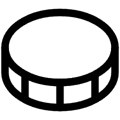 Coin Horizontal Icon from Plump Line Set