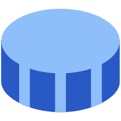 Coin Horizontal Icon from Sharp Flat Set