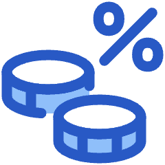 Coin Profit Percentage Icon from Plump Duo Set