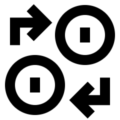 Coin Swap Money Currency Exchange Icon from Sharp Line Set