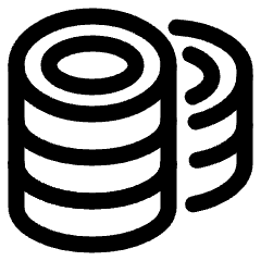 Coins Stack Icon from Plump Line Set