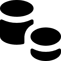 Coins Stack Icon from Micro Solid Set