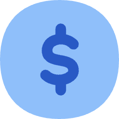 Dollar Coin Icon from Flex Flat Set