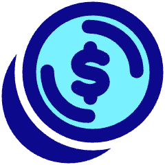 Dollar Coin 1 Icon from Plump Pop Set