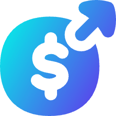 Expense Money Icon from Flex Gradient Set