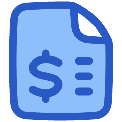 File Dollar Icon from Plump Duo Set