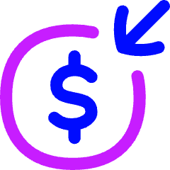Income Money Icon from Flex Neon Set